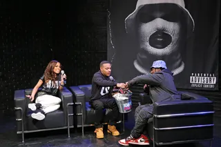 Giving Daps - (Photo: Bennett Raglin/BET/Getty Images for BET)