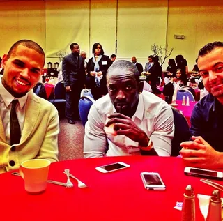 Chris Brown @chrisbrownofficial&nbsp; - &quot;2nd Call honors tonight.. Really inspiring!&quot;Chris Brown finally made his return to Instagram this week with this pic of him at a dinner for 2nd Call — an organization that works with ex-cons in hope of giving them a second chance to do good. He received the&nbsp;&quot;Second Chance at Loving Life Award.&quot; Hopefully his outbursts are all in the past now.(Photo: Instagram via Chris Brown)