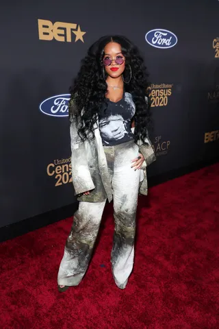 Grammy Award-winning singer H.E.R. - (Photo by Leon Bennett/Getty Images for BET)