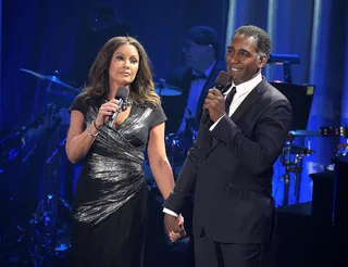 All Vocals - Vanessa Williams and Norm Lewis performed onstage during the Roundabout Theatre Company 2016 Spring Gala at the Waldorf-Astoria in in New York City.(Photo: Theo Wargo/Getty Images)