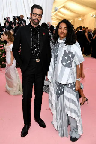 Luka Sabbat in Louis Vuitton - (Photo: Dimitrios Kambouris/Getty Images for The Met Museum/Vogue)&nbsp;