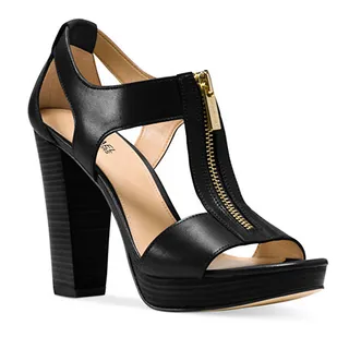 Popping Into the Office: Michael Kors Berkley T-Strap Platform Dress Sandals ($150) - Forgot a folder at the office? At least you can be extra cute when you run in to get it! These zip-up T-strap sandals are the perfect mix of work and play.(Photo: Michael Kors)