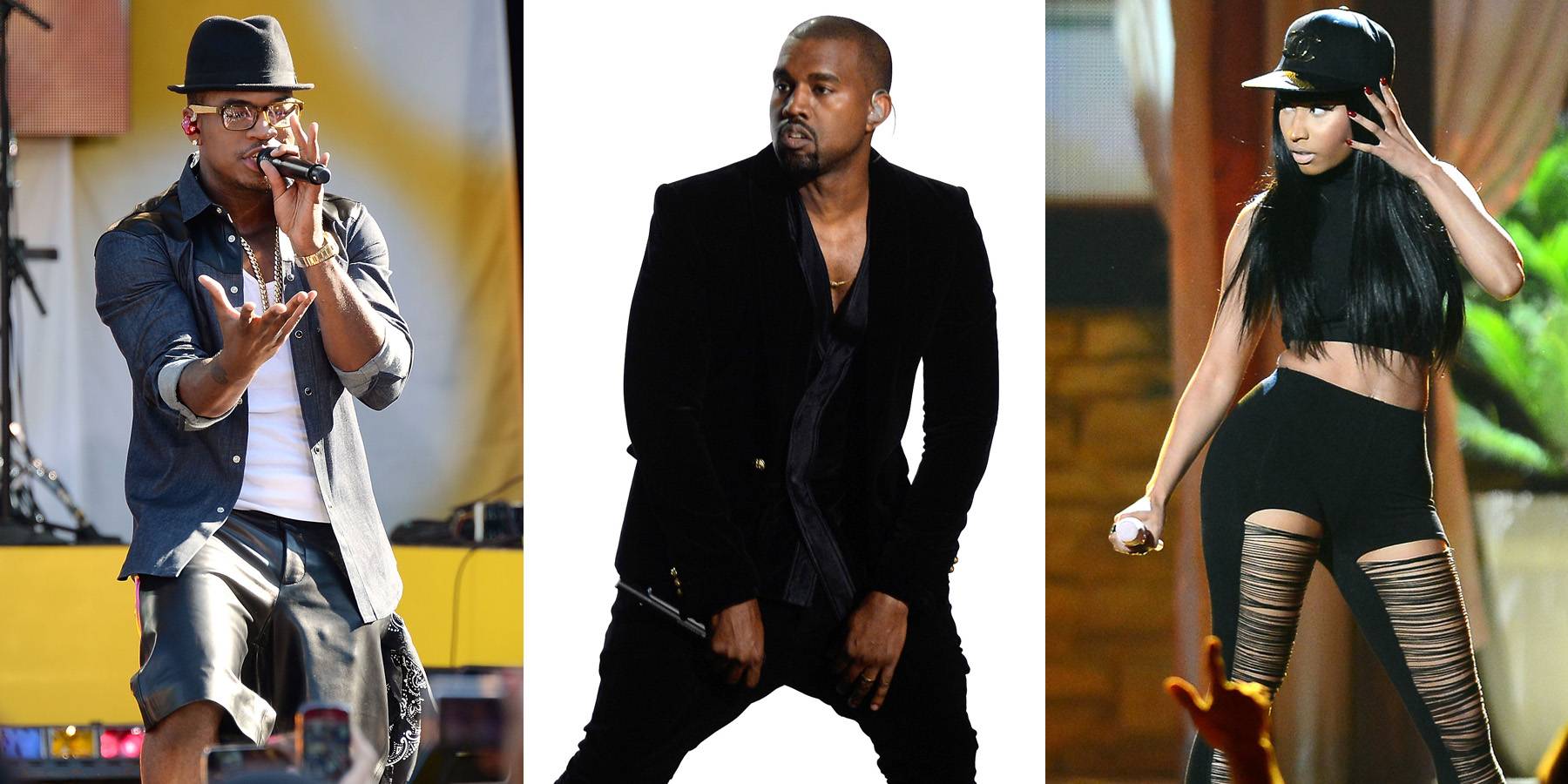 Walk It Out - No fan ever wants to see their favorite artist walk off stage, but when tempers, health issues, audience members, or bad deals are involved — well, anything can happen. This batch of artists definitely lived through the awful experience of walking off the stage. – Jon Reyes(Photos from left: Andrew H. Walker/Getty Images, Kevork Djansezian/Getty Images, Ethan Miller/Getty Images)