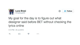 You have to set aside a whole day to figure out what he’s actually saying. - (Photo: Luca Brasi via Twitter)&nbsp;