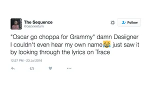 He’ll rap your name and you won’t even know it. - (Photo: The Sequence via Twitter)&nbsp;