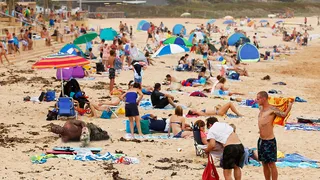 The Beach -  What better place to go to after getting knocked out?  (Photo: Brendon Thorne/Getty Images)