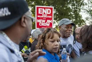 Actor Danny Glover Shows Support - Actor Danny Glover joins the thousands of people who participated in the celebration. (Photo: Pete Marovich/Getty Images)