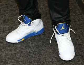 Only the Best - There's a little gold in Trinidad James' sneaks.&nbsp;(Photo: Bennett Raglin/BET/Getty Images for BET)