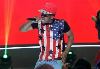 Get 'Em  - Wild Out Wednesday contestant Reese Rel performs on 106 and makes it count.&nbsp;(Photo: Bennett Raglin/BET/Getty Images for BET)