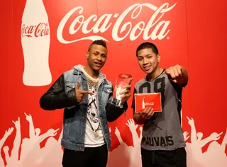 Lasting Impression - Wild Out Wednesday contestants Made To Last celebrate their win on 106. (Photo: Bennett Raglin/BET/Getty Images for BET)