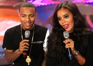 Best Buds - Hosts Bow Wow and Angela Simmons have a cool candid moment while hosting 106.&nbsp;&nbsp; (Photo: Bennett Raglin/BET/Getty Images for BET)