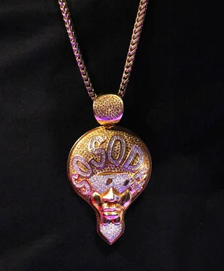 So So Def - Bow Wow pays tribute to his humble beginnings with a So So Def pendant.(Photo: Bennett Raglin/BET/Getty Images for BET)