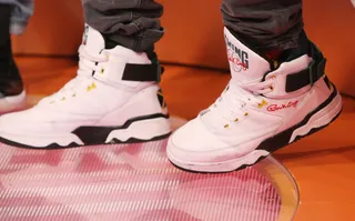 Balling - A$AP Ferg puts in work to rock these here kicks! (Photo:&nbsp; Bennett Raglin/BET/Getty Images for BET)