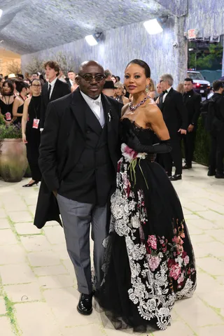 Edward Enninful and Emma Thynn