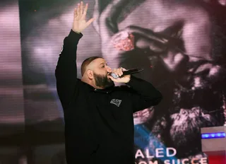 Success - DJ Khaled hypes up the livest audience. (Photo: Bennett Raglin/BET/Getty Images for BET)