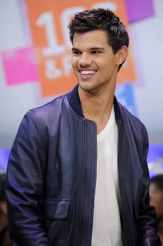 Poster Boy - Taylor Lautner at BET's 106 &amp; Park. (Photo: John Ricard / BET)
