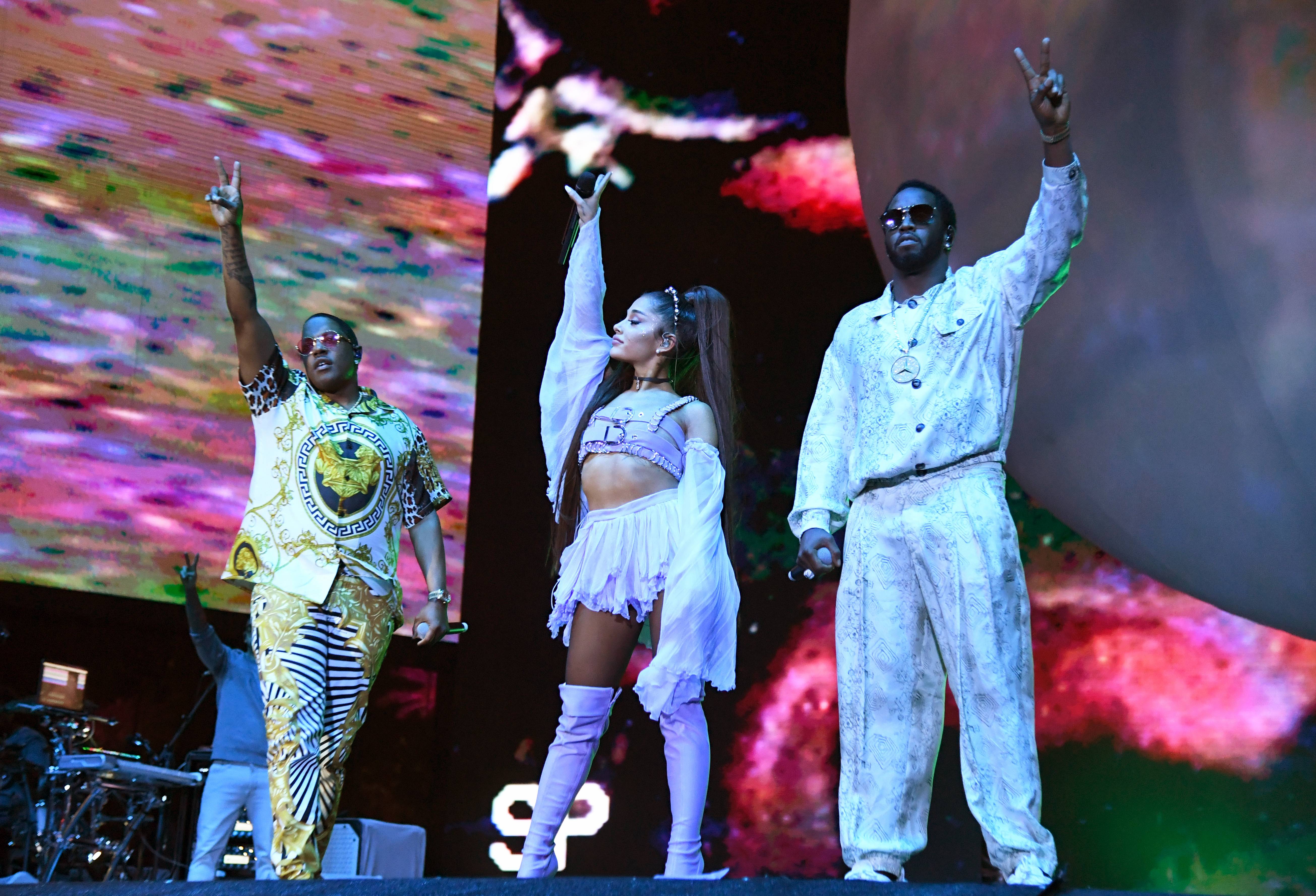 Ariana Grande Brings Out Diddy And Mase At Coachella | News | BET