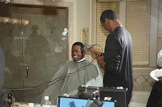 The Groom Gets Fresh - No man is complete without a fresh shape-up before&nbsp;walking down the aisle. Better get it right (no pun intended) barber!\r(Photo: Cornell Wheeler)