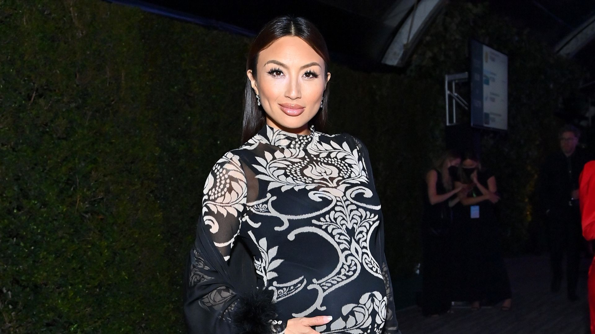 Jeannie Mai attends the Baby2Baby 10-Year Gala presented by Paul Mitchell on November 13, 2021 in West Hollywood, California. (