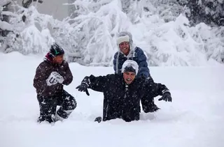 Snow-tastic! - (Photo: Official White House/Pete Souza)