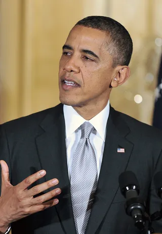 President Obama on changing gun policies in the wake of the Newtown, Conn., shooting:&nbsp; - "Because what choice do we have? We can't accept events like this as routine.”  &nbsp;(Photo: Ron Sachs-Pool/Getty Images)