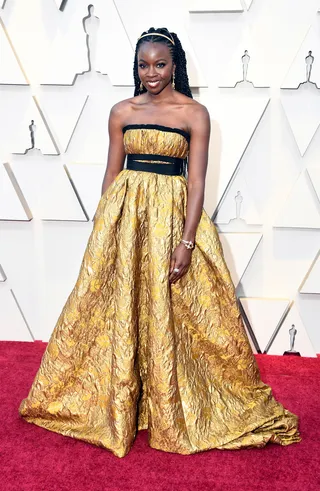 Danai Gurira in Brock Collection - (Photo: Frazer Harrison/Getty Images)&nbsp;