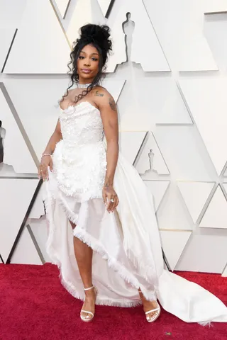 SZA&nbsp;in&nbsp;Vivienne Westwood - (Photo: Frazer Harrison/Getty Images)&nbsp;