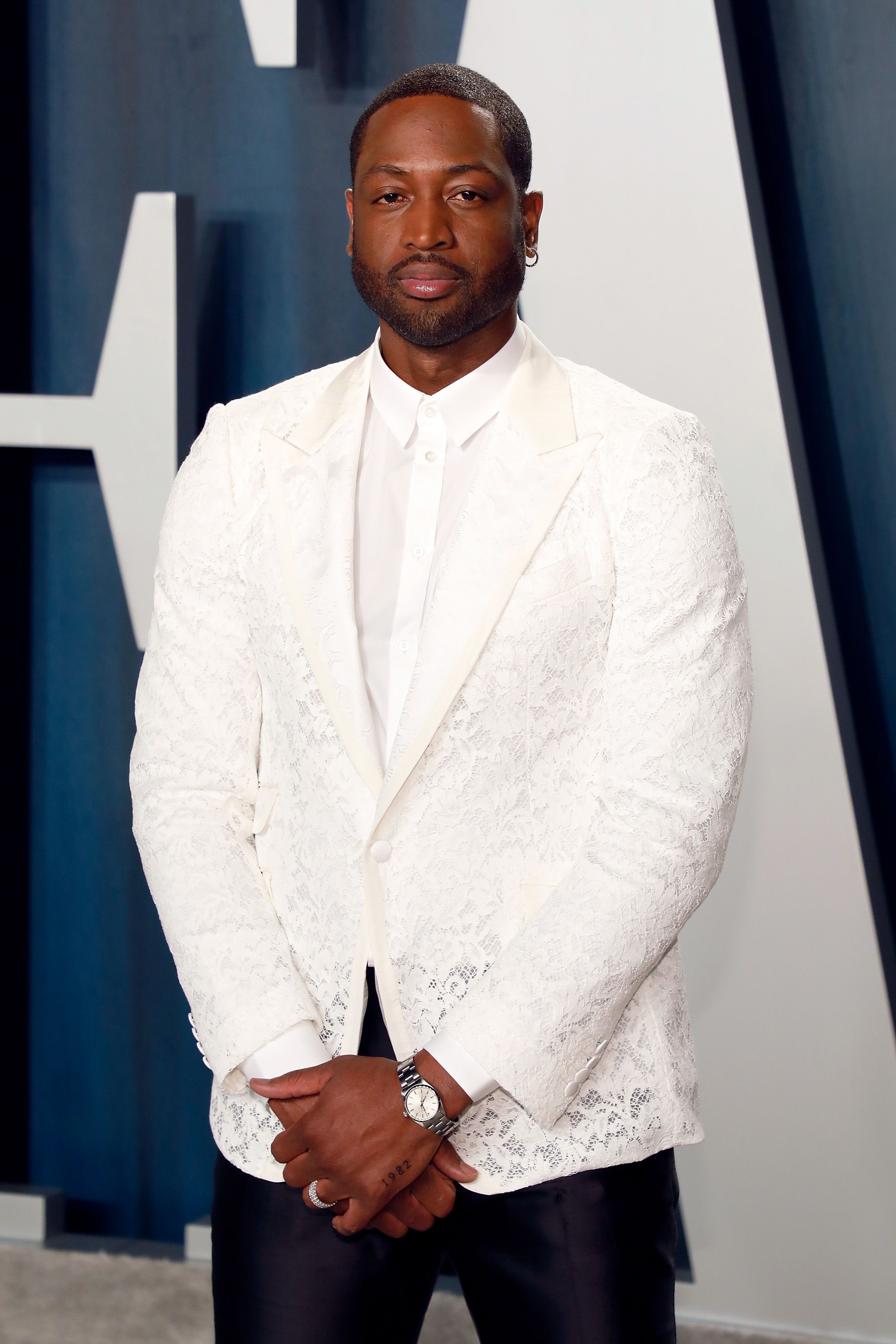 BEVERLY HILLS, CALIFORNIA - FEBRUARY 09:  Dwayne Wade attends the 2020 Vanity Fair Oscar Party at Wallis Annenberg Center for the Performing Arts on February 09, 2020 in Beverly Hills, California. (Photo by Taylor Hill/FilmMagic,)