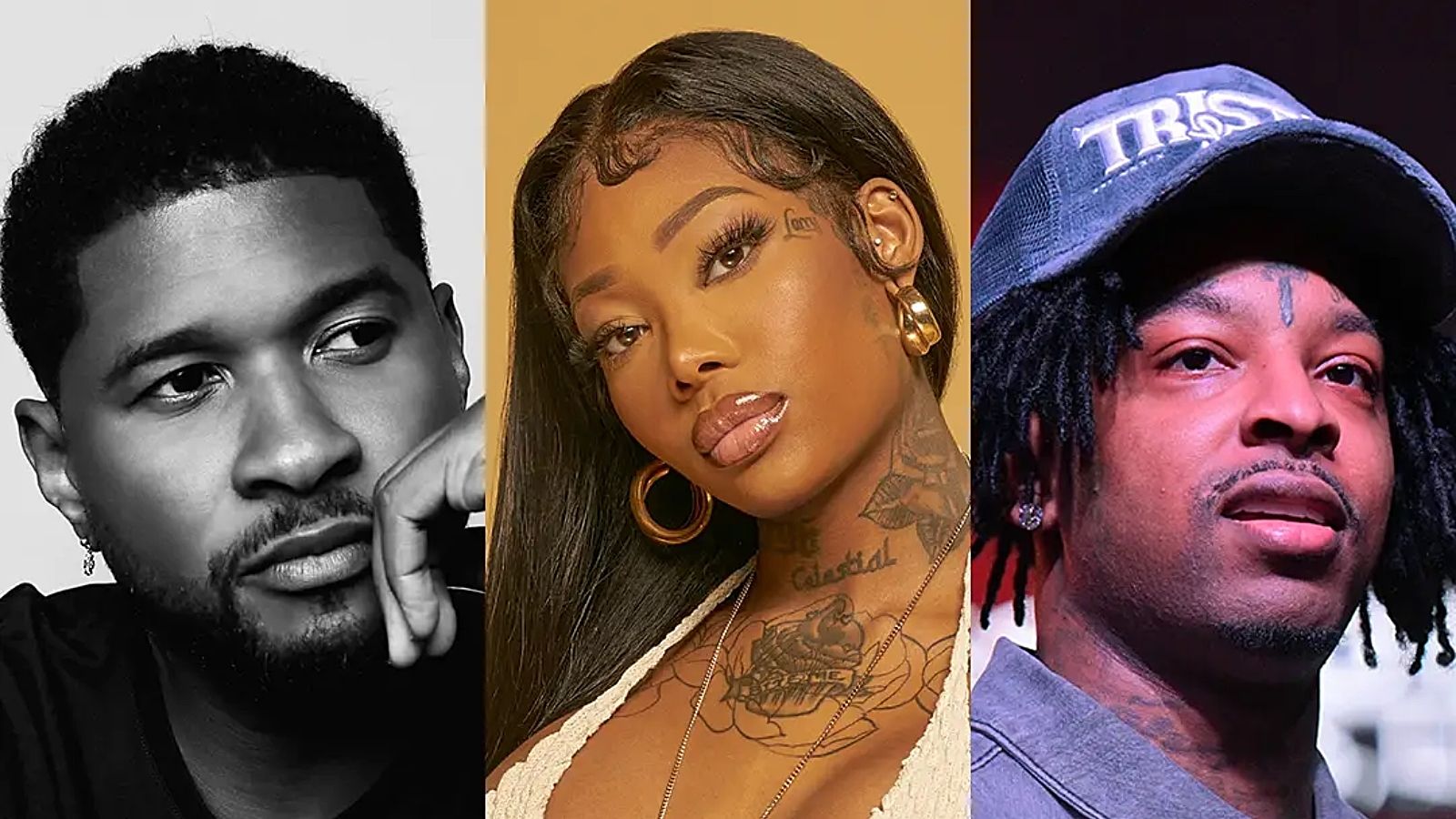 Usher, Summer Walker and 21 Savage