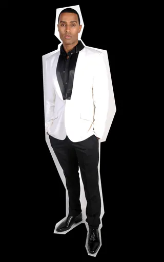 Look 13 - NANA BOATENG: SUIT/ KURT GEIGER: SHOES(Photo by Brad Barket/Getty Images for BET)