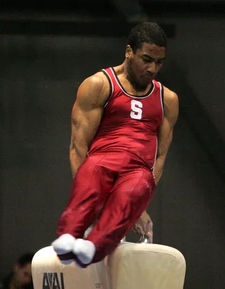 Joshua Dixon - Joshua Dixon is a gymnast from Stanford University who competed in the 2012 Olympics in London as an openly gay male after he came out the spring before the games. (Photo: CSM /Landov)