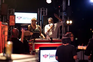 Techinical Difficulties - DJ Supastar had computer issues when it was time to rock. (Photo: Moses Mitchell/BET)