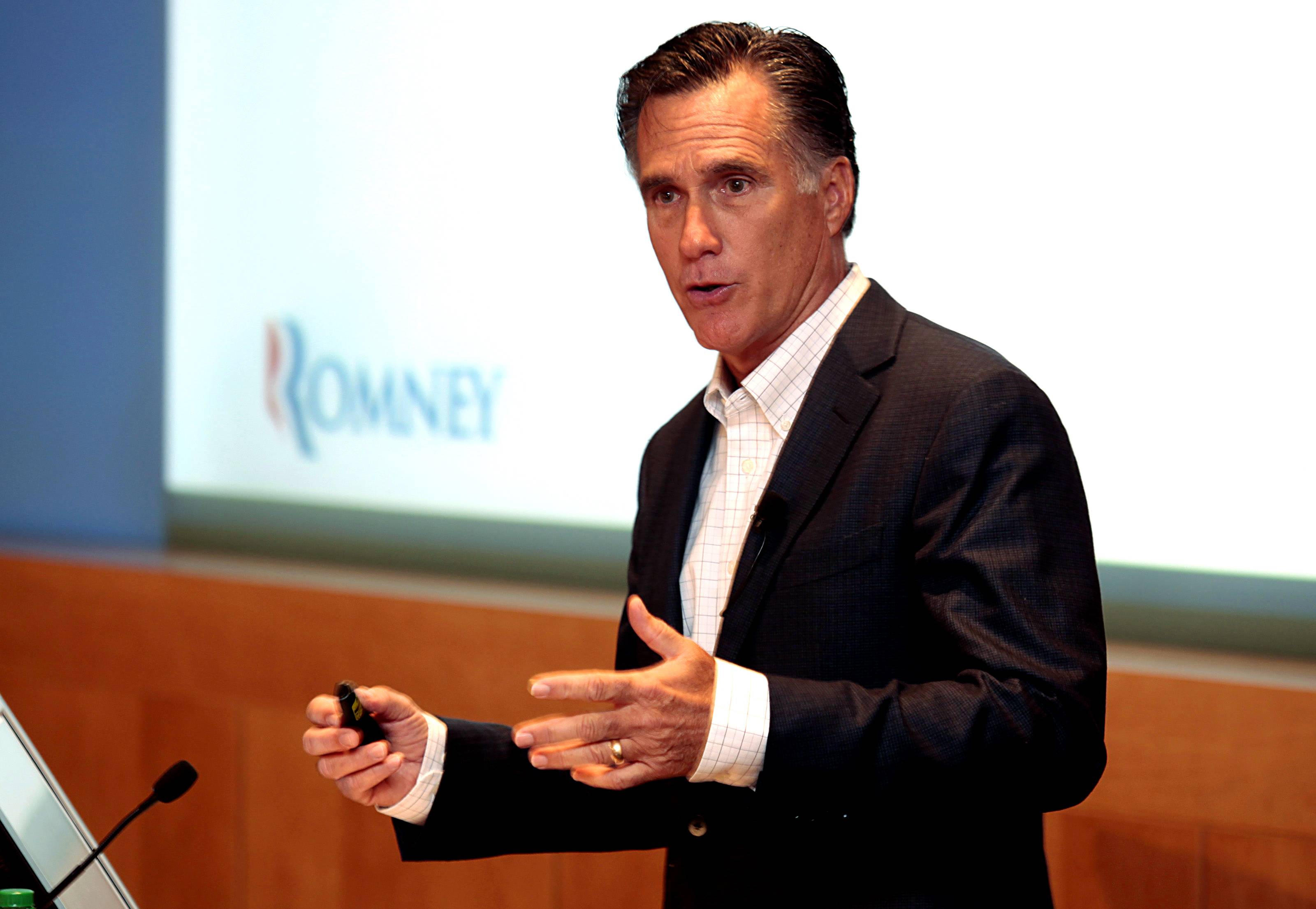 Mitt Romney - "The president's policies almost without question have caused this recession to be deeper and longer than it would have been and have made this recovery more anemic than it should have been," said GOP presidential candidate Mitt Romney during a campaign stop.