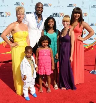 2009:&nbsp;Terry Crews And Family - BET Awards 2009 (Photo by Gregg DeGuire/FilmMagic) (Photo by Gregg DeGuire/FilmMagic)