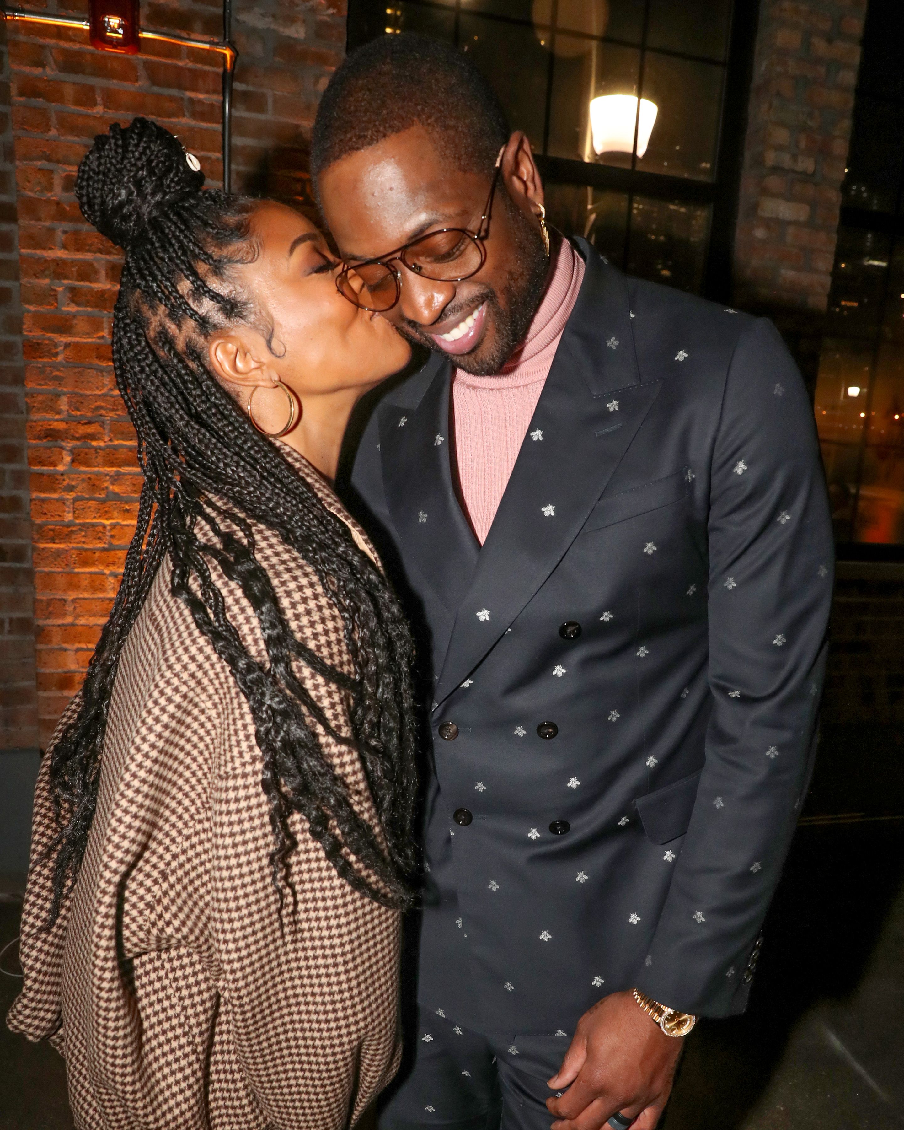 CHICAGO, ILLINOIS - FEBRUARY 15: Gabrielle Union and Dwyane Wade attend Stance Spades At NBA All-Star 2020 at City Hall on February 15, 2020 in Chicago, Illinois. (Photo by Johnny Nunez/Getty Images for Stance)