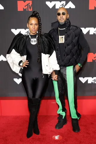 Alicia Keys and Swizz Beatz&nbsp; - (Photo by Noam Galai/Getty Images for MTV/ViacomCBS)