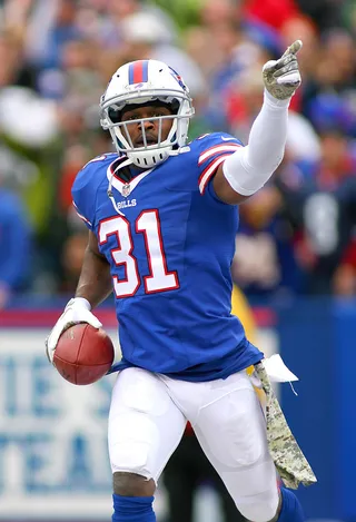 It's Good! - Jairus Byrd hits 106 tonight!(Photo: Rick Stewart/Getty Images)