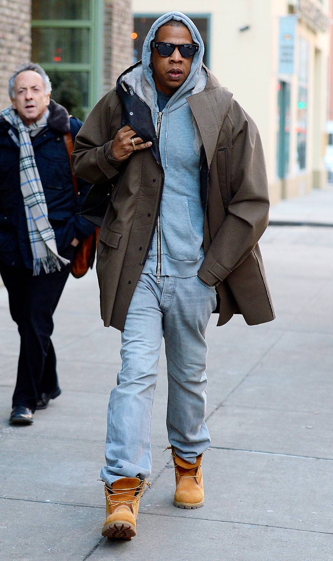 Jay Z Out and About New York City