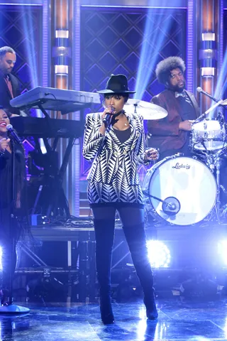 Jennifer Hudson Featuring The Roots – 'Let It Be' - The Roots laid the backdrop for J-Hud as she put her spin on The Beatles classic after they came together to raise money in 2010 for the devastating earthquake in Haiti. The inspirational hymn was featured on the Hope for Haiti Now live album and all proceeds went to charities helping to rebuild the nation.(Photo: Douglas Gorenstein/NBC/NBCU Photo Bank via Getty Images)