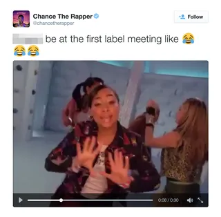 Independent Over Everything - Chance the Rapper takes shots at label deals. It's not all its cracked up to be.&nbsp;(Photo: Walt Disney via Chance The Rapper via Twitter)