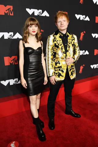 Maisie Peters and Ed Sheeran&nbsp; - (Photo by Kevin Mazur/MTV VMAs 2021/Getty Images for MTV/ ViacomCBS)