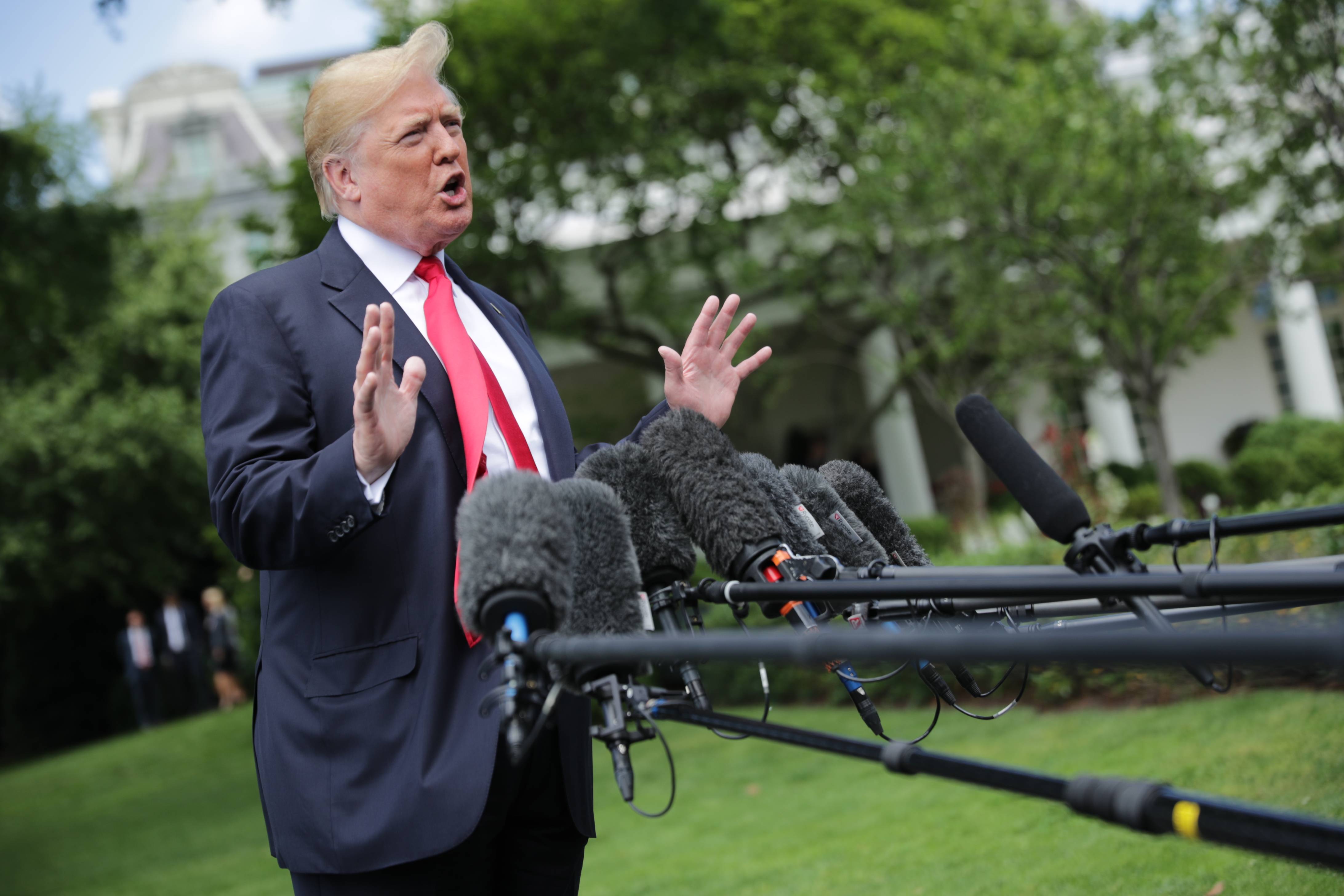 President Trump is now saluting the NFL for the creation of the new rule, requiring players to stand during the National Anthem.