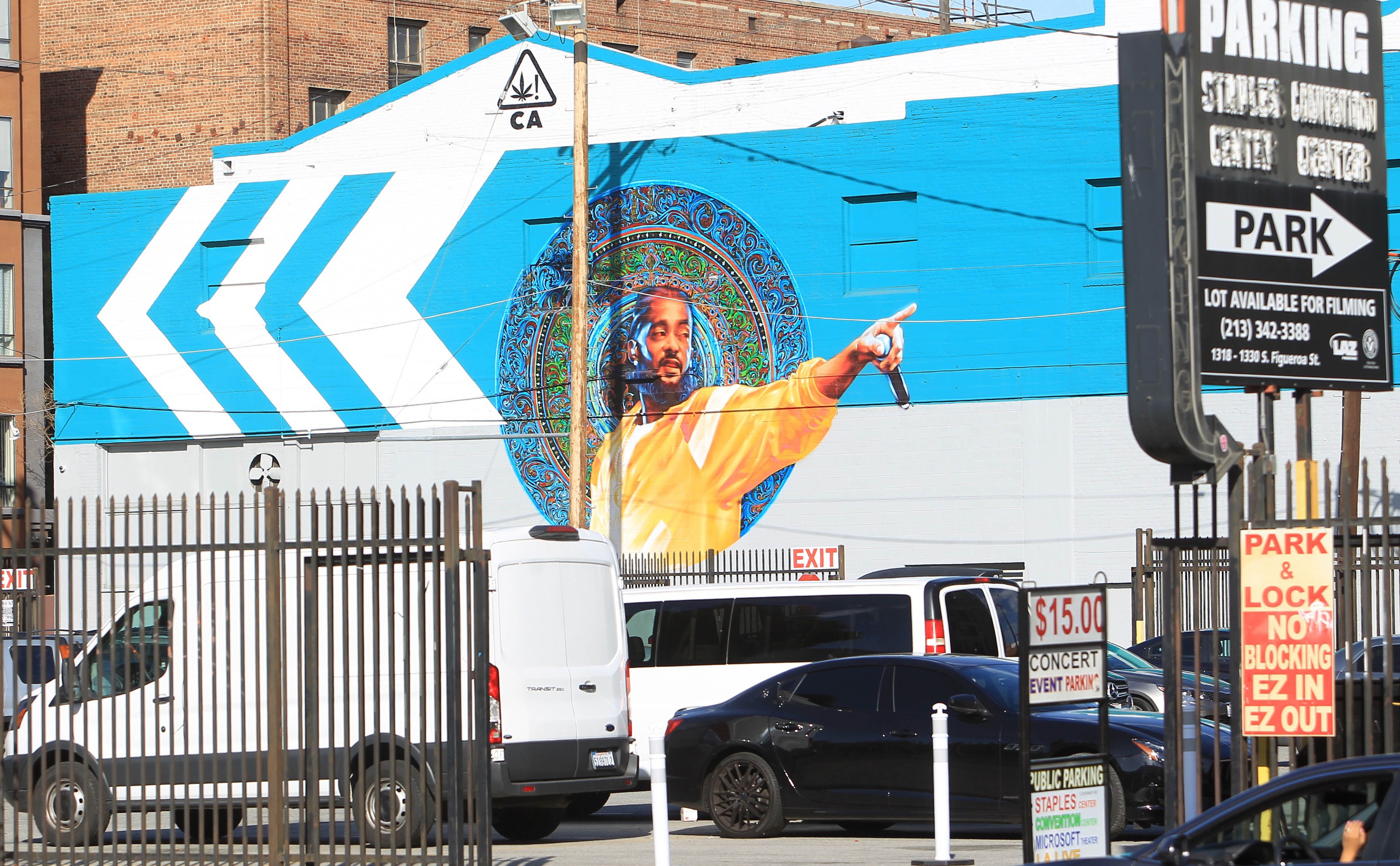 LOS ANGELES, CA - APRIL 22:  Nipsey Hussle Mural is seen on April 22, 2019 in Los Angeles, California.  (Photo by Hollywood To You/Star Max/GC Images)