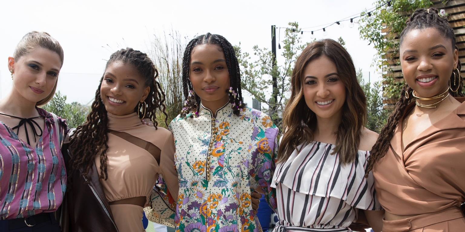 Emily Arlook, Halle Bailey, Yara Shahidi, Francia Raisa and Chloe Bailey on BET Buzz 2021 