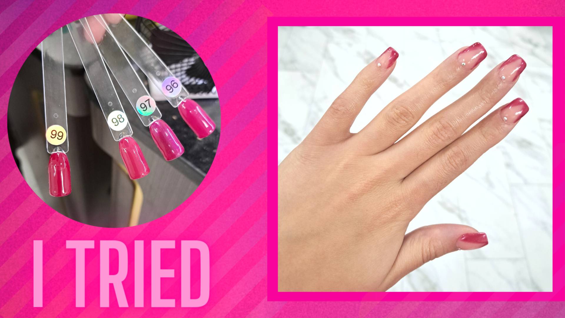 I Tried Trendy ‘Viva Magenta’ Nails