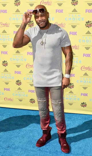 Flo Rida - The rapper offers shades of gray with an ombre-like effect happening toward the bottom. Interesting.(Photo: Jason Merritt/Getty Images)