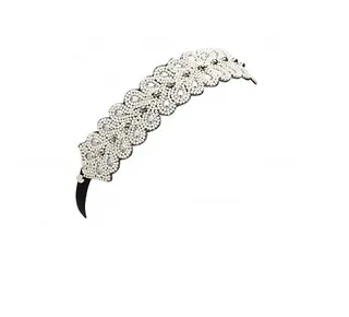Sonnet Stretch Headband&nbsp; - The intricate glass beading on this stretch velvet headband makes it the go-to hairpiece for an elegant affair.&nbsp;&nbsp;  (Photo: Courtesy of Mimco)