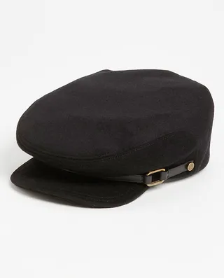 Burberry London Wool and Cashmere Military Cap - Who knew a black cap with buckle detail would give a simple outfit such a major dose of chic? (Photo: Courtesy of Burberry)