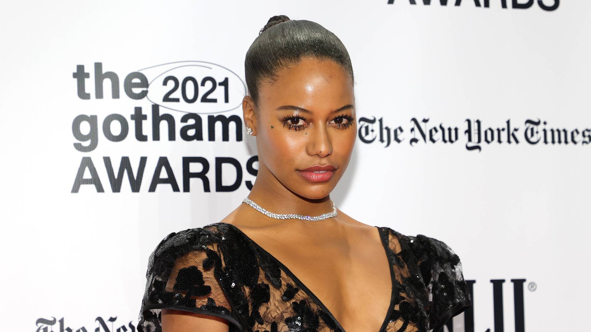 Taylour Paige attends the 2021 Gotham Awards Presented By The Gotham Film & Media Institute at Cipriani Wall Street on November 29, 2021 in New York City. 