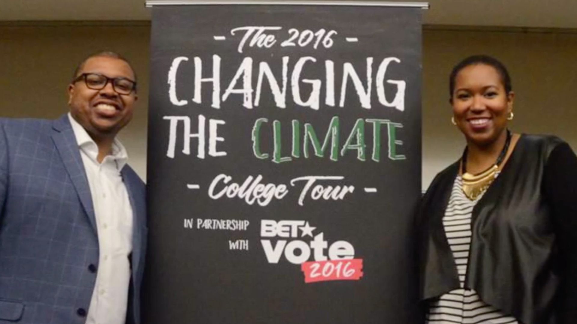 Quentin and Stefanie Brown James on BET Future 40.